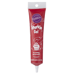 Wilton Red Sparkle Gel, 3.5-Oz Tube