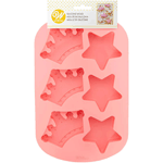 Wilton Royal Crowns and Stars Silicone Cake Mold