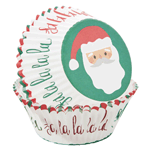 Wilton Santa Baking Cups, Pack of 75