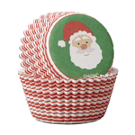 Wilton Santa Claus Mini Baking Cups, Pack of 100