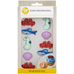 Wilton Sea Life Royal Icing Decorations, Pack of 12