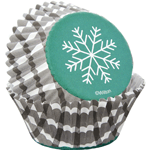 Wilton Snowflake Cupcake Liners, Pack of 75