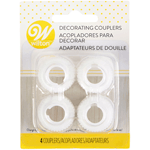 Wilton Standard Plastic Couplers, Set of 4