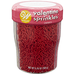 Wilton Valentine Jimmies, 6.34 oz.