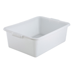 Winco White Dish Box, 7" High