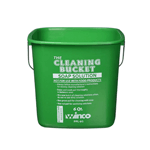 Winco 6-Quart Green Soap Bucket