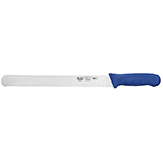 Winco  Stal 12" Blue Bread Knife 