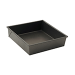 Winco Aluminized Steel Square Cake Pan, 8" x 2-1/4" deep