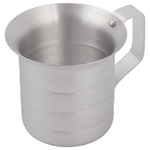 Winco Aluminum Measurement Cups - 1/2 Quart