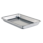 Winco ALXP-0609 Roasting Sheet Pan/Serving Tray - 16 Gauge Aluminum 1/8 Size, 9-1/2