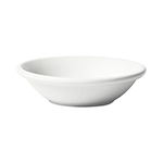 Winco Birkhall White Porcelain Fruit Dish with Rolled Edge, 3-1/2 oz.