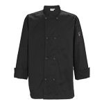 Winco Black Chef Jacket - Medium