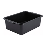 Winco Black Dish Box, 7" Deep