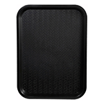 Winco Black High Quality Plastic Cafeteria Tray, 14 x 18