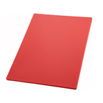 Winco CBRD-1824 Cutting Board 18" x 24" x 1/2" Thick, Red