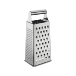 Winco Cheese Grater Box Style - Tapered - Stainless Steel - 9" H.
