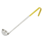 Winco Color-Coded Stainless Steel Ladle, 1 Oz, Yellow