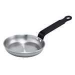 Winco 4-3/4" dia Polished Carbon Steel Blini Pan With Riveted Handle