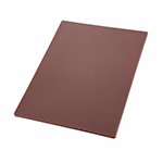 Winco Cutting Board 12" x 18" x 1/2" Thick - Brown