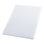 Winco Cutting Board, Polyethylene, White, 3/4