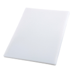 Winco Cutting Board, Polyethylene, White, 3/4" Thick - 12" x 18"