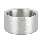Winco Double Walled Hammered Wine Coaster