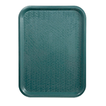 Winco FFT-1216G Plastic Fast Food Tray 12" x 16"; BPA Free, NSF - Green