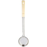Winco FPP-3 3 Oz Food Portioner Spoon,  Stainless Steel, Ivory Handle