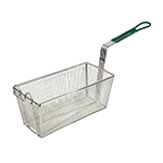 Winco Fry Basket w/Non-Slip Sleeve Color: Green Handle: 13-1/4" L x 6-1/2" W x 5-7/8" High