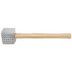 Winco Meat Tenderizer, Aluminum with Wood Handle