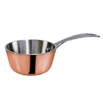 Winco Mini 3" Copper Plated Saucier, 5oz