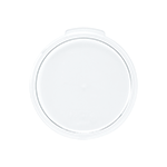 Winco PCRC-1222C Clear Round Lid, 12-5/8" x 13" x 5/8"H - Fits 12, 18, 22 Qt. Containers