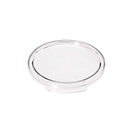 Winco PCRC-1C Clear Round Lid 5-5/16" x 5-9/16" x 3/8"H - Fits 1 Qt. Container PCRC-1