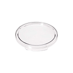 Winco PCRC-24C Clear Round Lid 7-9/16" x 7-7/8" x 7/16"H - Fits 2 Qt. and 4 Qt. Containers