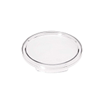 Winco PCRC-24C Clear Round Lid 7-9/16