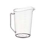 Winco Polycarbonate Measuring Cup, 4 Quarts