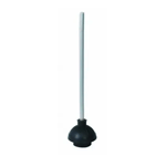 Winco Rubber Toilet Plunger with Wood Handle, 19"