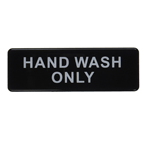 Winco Sign: HAND WASH ONLY, 3
