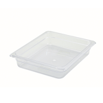 Winco SP7202 Poly-Ware Polycarbonate Half Size Food Pan 2-1/2