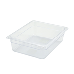 Winco SP7204 Poly-Ware Polycarbonate Half Size Food Pan 3-1/2" High