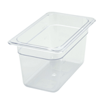 Winco SP7406 Poly-Ware Polycarbonate 1/4 Size Food Pan 5-1/2" High