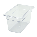 Winco SP7406 Poly-Ware Polycarbonate 1/4 Size Food Pan 5-1/2