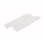 Winco SP74DS Poly Ware Polycarbonate 1/4 Size Food Pan Drain Tray