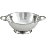 Winco Stainless Steel 2 Side Handle Colander - 3 Quart