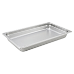 Winco Stainless Steel Anti Jam Steam Table Pan, Full Size x 2.5" Deep