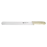 Winco Stal 12" White Bread Knife 