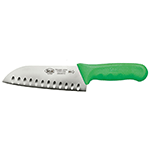 Winco Stal 7"  Green Santoku Knife 