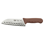 Winco Stal 7" Brown Santoku Knife