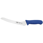 Winco Stal 9" Blue Offset Bread Knife 