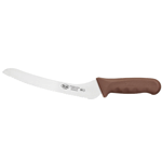 Winco Stal 9" Brown Offset Bread Knife 